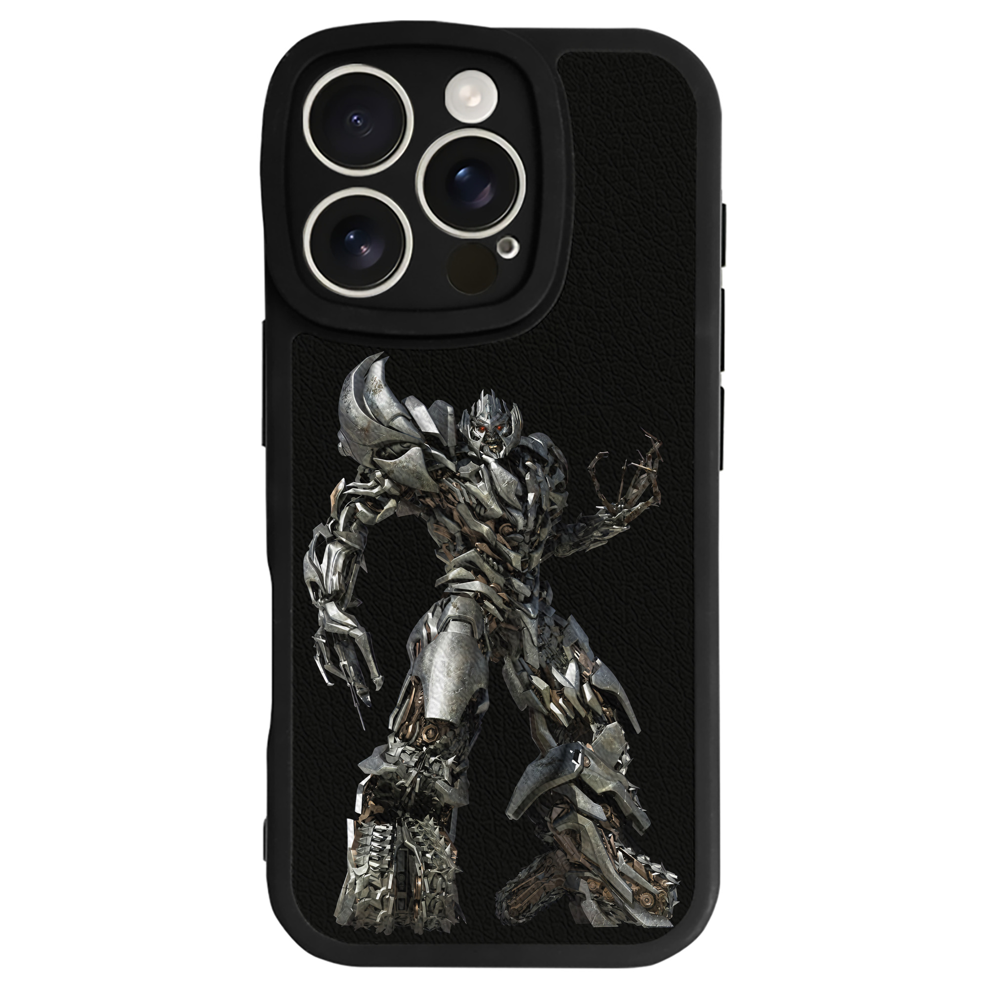 （画像用） Transformers トランスフォーマー 【iPhone 16シリーズ対応】シリコンスマホケース（レザー調） 材質：シリコン